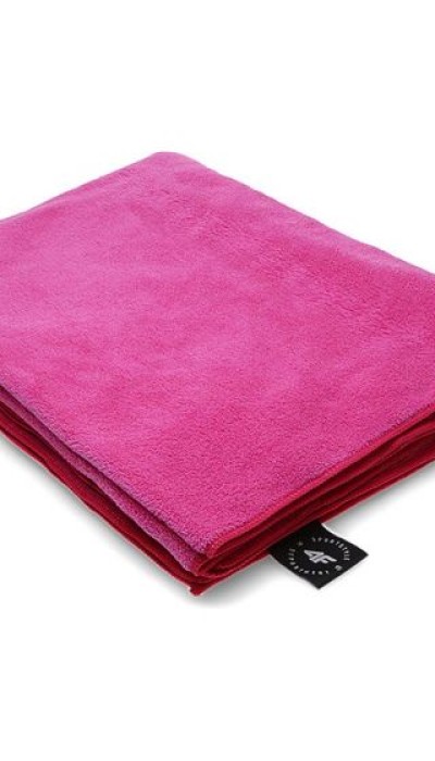 4F Αθλητική πετσέτα με μικροΪνες που στεγνώνει γρήγορα  φουξ 80*130εκ.